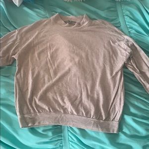 Long sleeve beige top